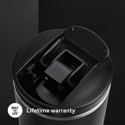 STANLEY Transit FlipTop Mug | Leakproof Coffee Travel Cup | Vacuum Insulated Stainless Steel | Stays Hot or Cold for Hours | BPA-Free | 16 oz | Peach Rose