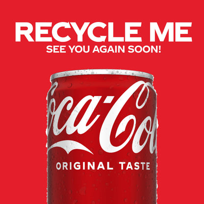 Coca-Cola Soda Soft Drink Fridge Pack Cans, 12 fl oz, 12 Pack | Carbonated drink with classic cola flavor