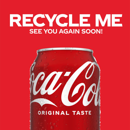 Coca-Cola Soda Soft Drink Fridge Pack Cans, 12 fl oz, 12 Pack | Carbonated drink with classic cola flavor