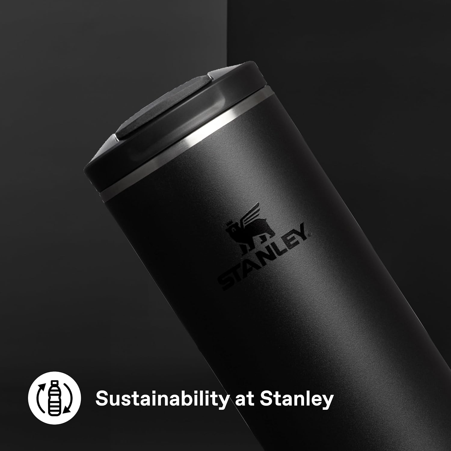 STANLEY Transit FlipTop Mug | Leakproof Coffee Travel Cup | Vacuum Insulated Stainless Steel | Stays Hot or Cold for Hours | BPA-Free | 16 oz | Peach Rose