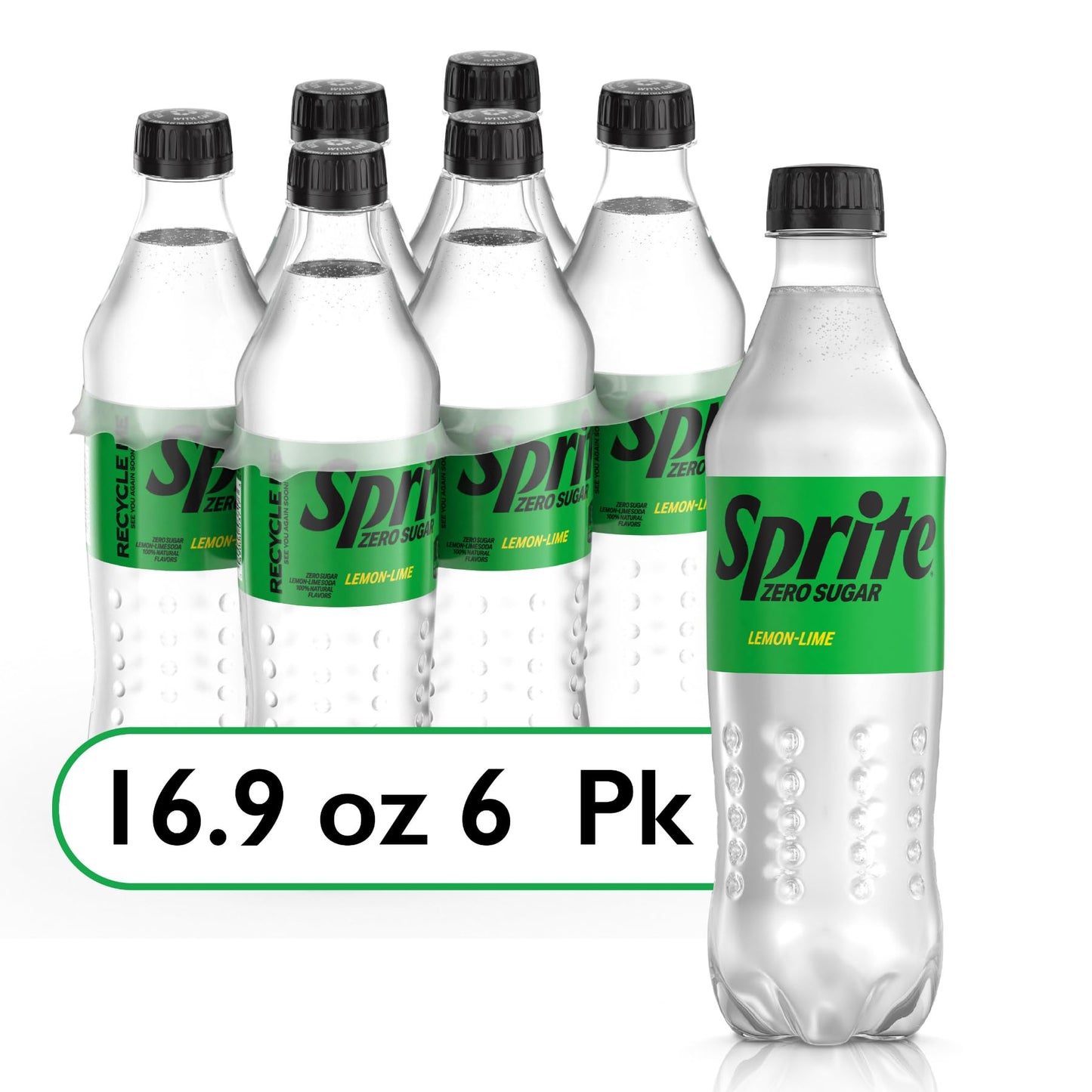Sprite Lemon-Lime Caffeine-Free Soda Soft Drink Cans, 12 fl oz, 12 Pack | Fridge pack, naturally flavored soft drink, carbonated