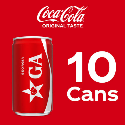 Coca-Cola Soda Soft Drink Fridge Pack Cans, 12 fl oz, 12 Pack | Carbonated drink with classic cola flavor