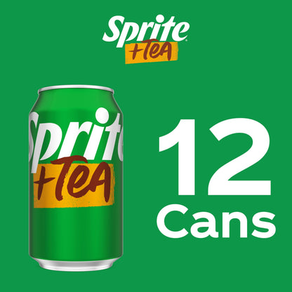 Sprite Lemon-Lime Caffeine-Free Soda Soft Drink Cans, 12 fl oz, 12 Pack | Fridge pack, naturally flavored soft drink, carbonated