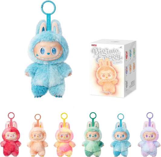 POP MART THE Monsters LABUBU Big into Energy Vinyl Plush Pendant Blind Box | LABUBU Doll, Blind Box Figures, Plush Keychain, Bag Charms, Random Design Collectible Tie Dye Toys, Single Box