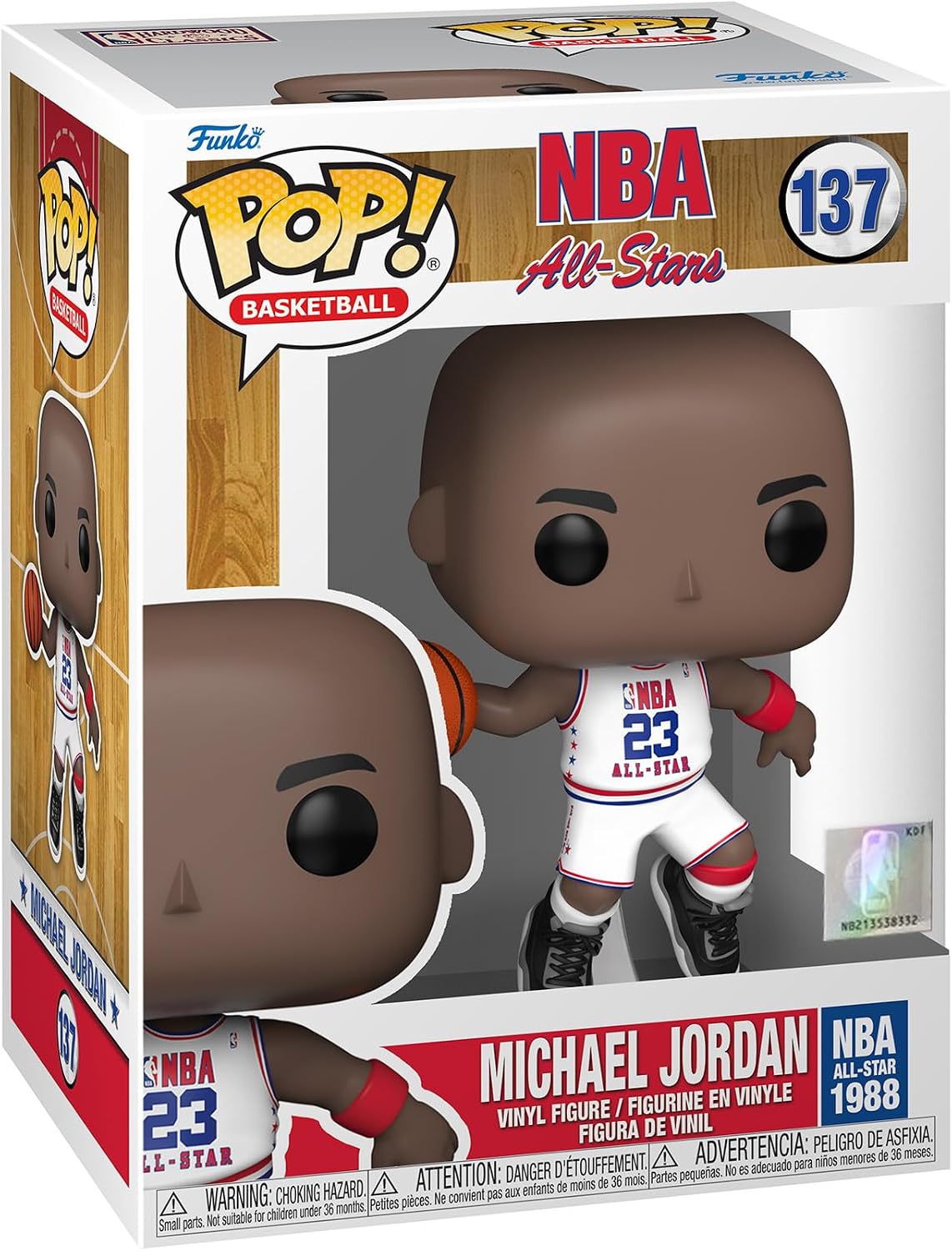 Funko Pop! NBA: Bulls - Michael Jordan - Collectable Vinyl Figure - Gift Idea - Official Merchandise - Toys for Kids & Adults - Sports Fans - Model Figure for Collectors and Display