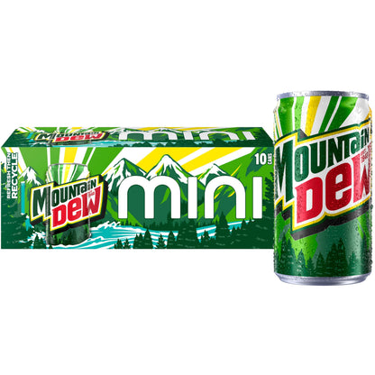 Mountain Dew Soda, 12 Fl Oz Cans (Pack of 12)