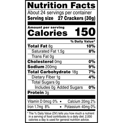 Cheez-It Cheese Crackers, Baked Snack Crackers, Lunch Snacks, Party Size, Original, 25oz Box (1 Box)