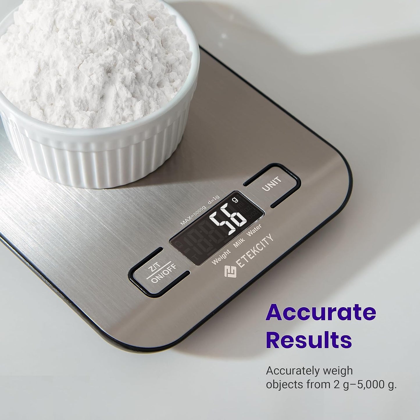 Etekcity Digital Food Kitchen Scale - 304 Stainless Steel