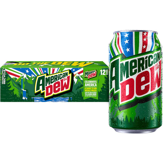 Mountain Dew Original Citrus Soda, 12 fl oz Cans (12-Pack)