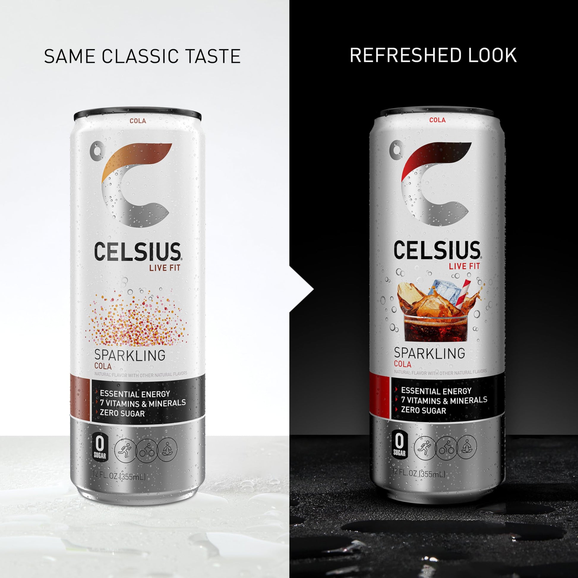 CELSIUS Assorted Flavors Official Variety Pack, Functional Essential Energy Drinks, 12 Fl Oz (Pack of 12)