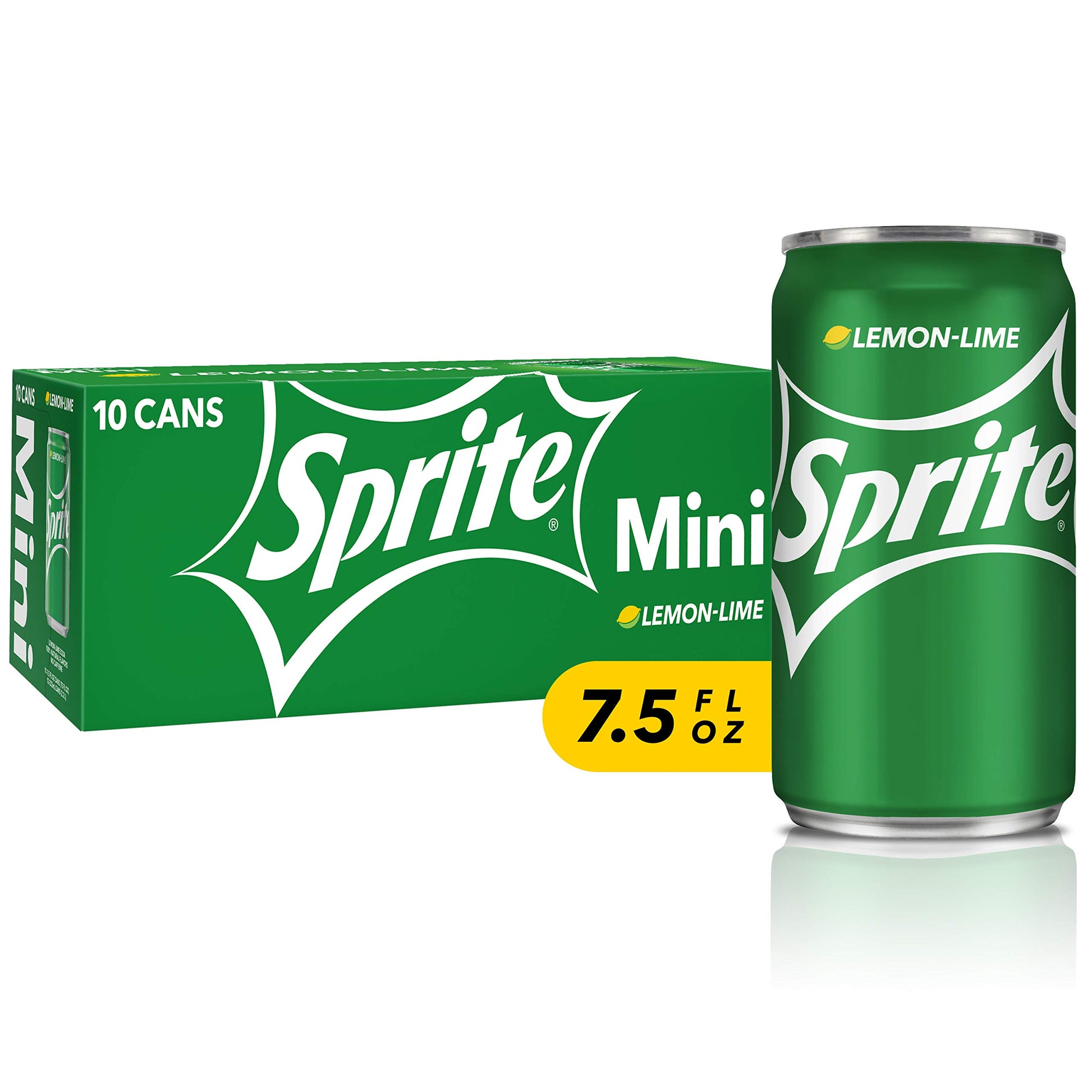 Sprite Lemon-Lime Caffeine-Free Soda Soft Drink Cans, 12 fl oz, 12 Pack | Fridge pack, naturally flavored soft drink, carbonated