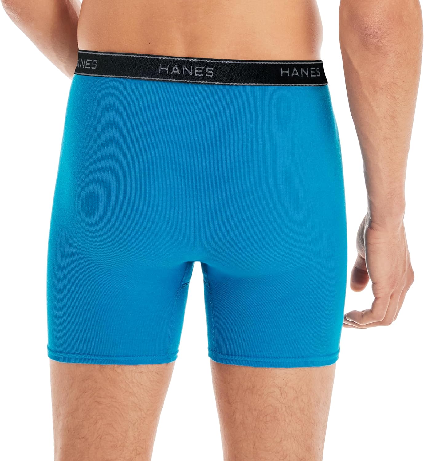 Hanes mens Underwear Boxer Briefs Pack, Cool & Breathable Cotton Moisture-wicking Underwear for Men, No Ride Up