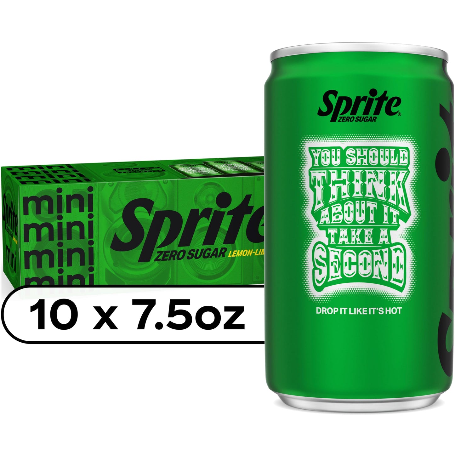 Sprite Lemon-Lime Caffeine-Free Soda Soft Drink Cans, 12 fl oz, 12 Pack | Fridge pack, naturally flavored soft drink, carbonated