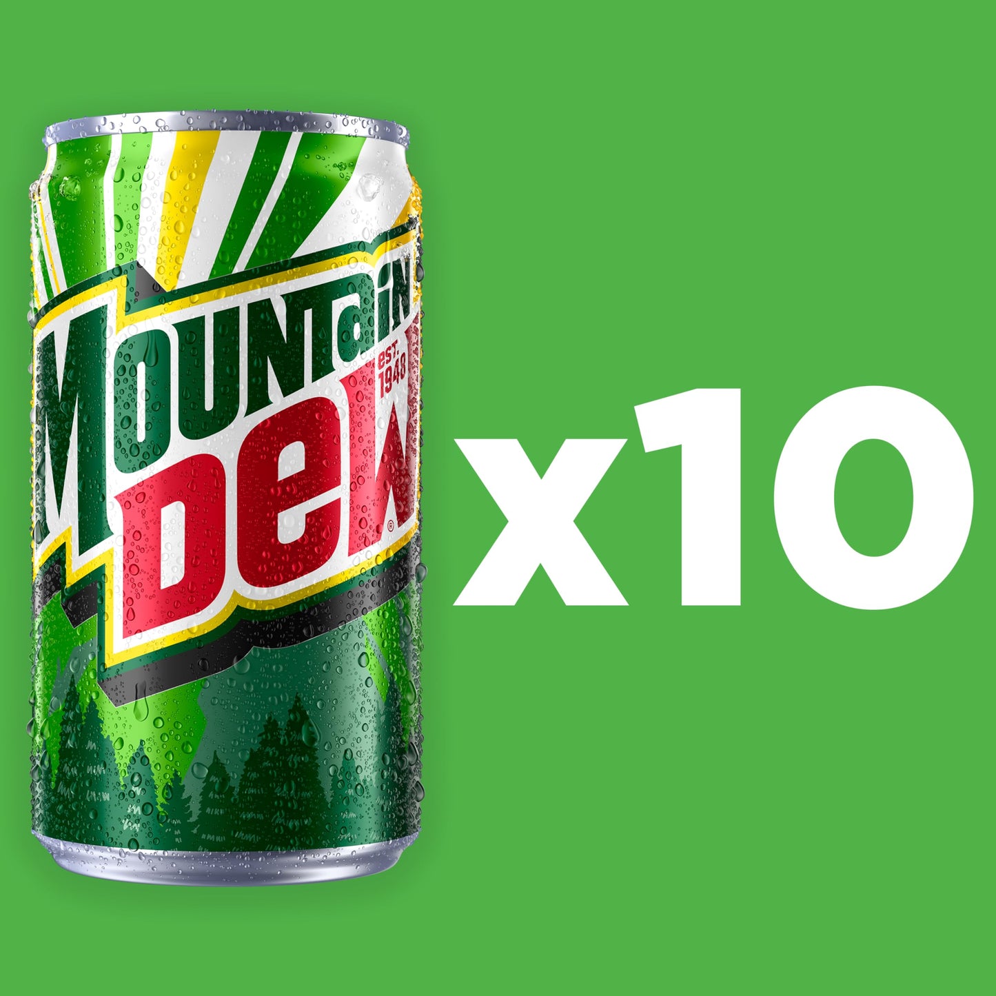 Mountain Dew Soda, 12 Fl Oz Cans (Pack of 12)