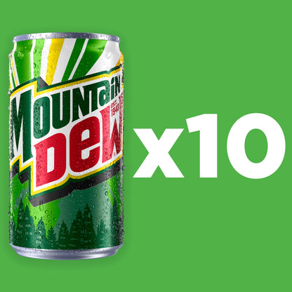Mountain Dew Soda, 12 Fl Oz Cans (Pack of 12)