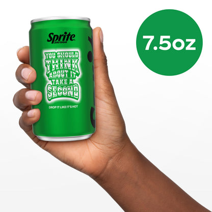 Sprite Lemon-Lime Caffeine-Free Soda Soft Drink Cans, 12 fl oz, 12 Pack | Fridge pack, naturally flavored soft drink, carbonated