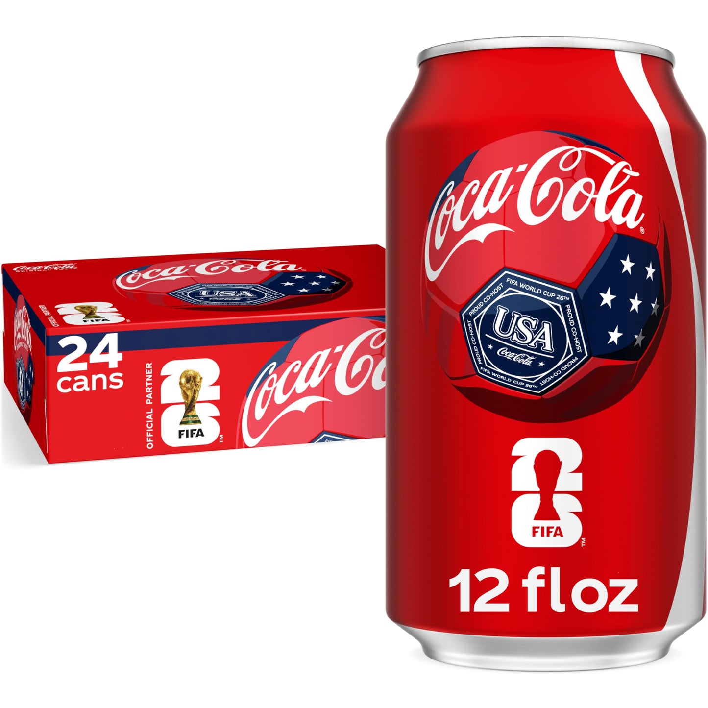 Coca-Cola Soda Soft Drink Fridge Pack Cans, 12 fl oz, 12 Pack | Carbonated drink with classic cola flavor