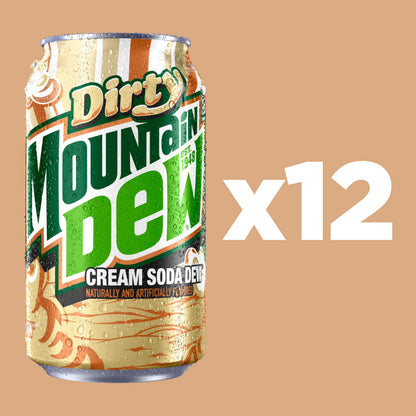 Mountain Dew Soda, 12 Fl Oz Cans (Pack of 12)