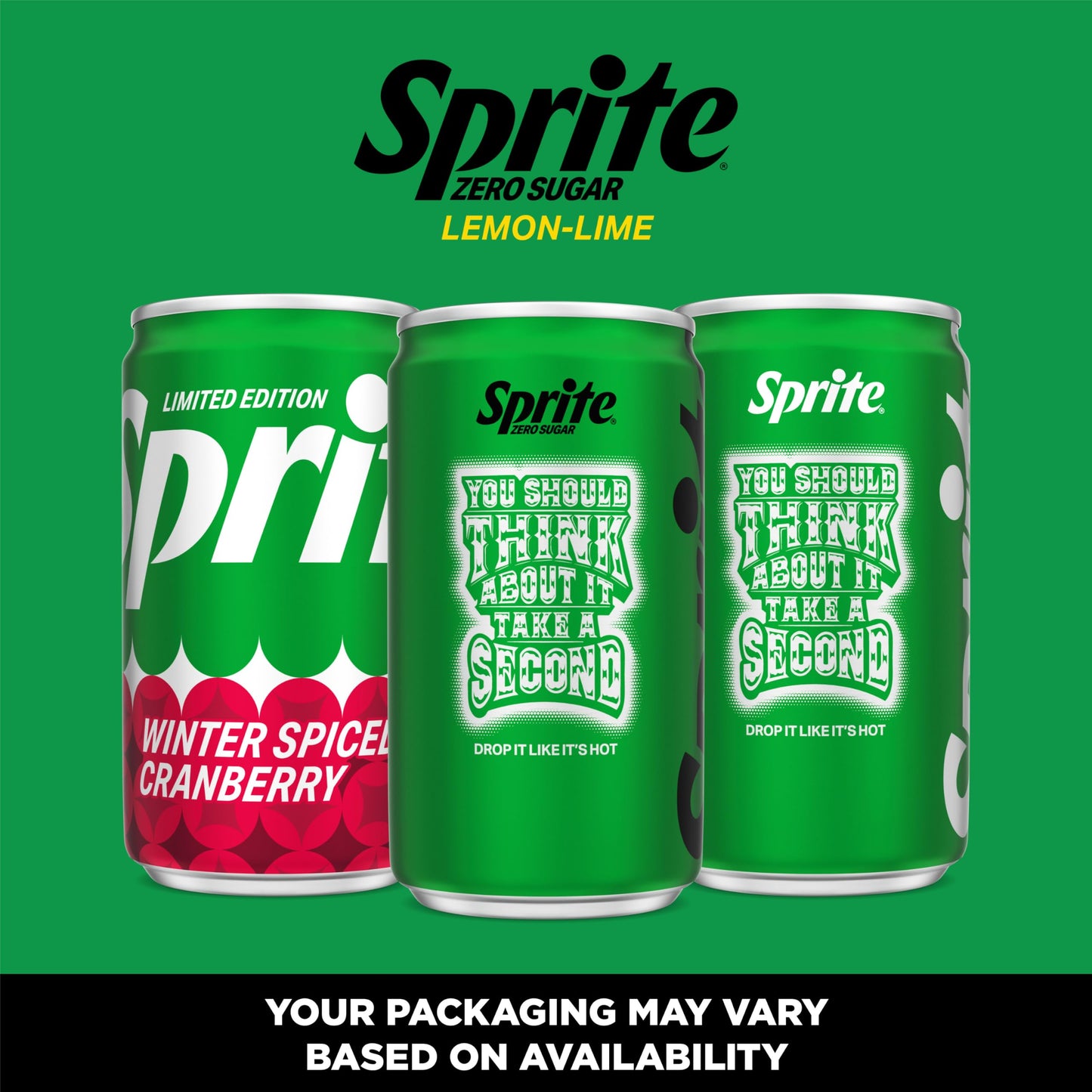 Sprite Lemon-Lime Caffeine-Free Soda Soft Drink Cans, 12 fl oz, 12 Pack | Fridge pack, naturally flavored soft drink, carbonated
