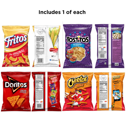 Frito-Lay Ultimate Classic Snacks Package, Variety Assortment of Chips, Cookies, Crackers, & Nuts, 0.56 ounces, (Pack of 40) (Packaging May Vary)