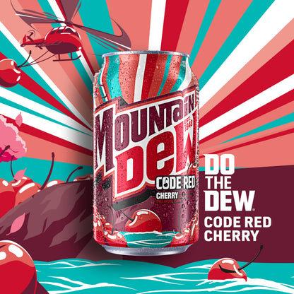 Mountain Dew Soda, 12 Fl Oz Cans (Pack of 12)