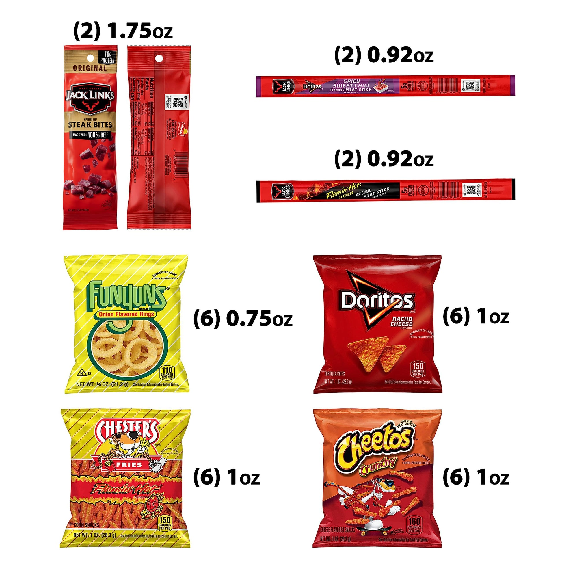 Frito-Lay Ultimate Classic Snacks Package, Variety Assortment of Chips, Cookies, Crackers, & Nuts, 0.56 ounces, (Pack of 40) (Packaging May Vary)