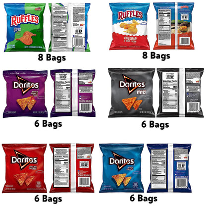 Frito-Lay Ultimate Classic Snacks Package, Variety Assortment of Chips, Cookies, Crackers, & Nuts, 0.56 ounces, (Pack of 40) (Packaging May Vary)