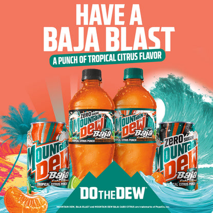 Mountain Dew Soda, 12 Fl Oz Cans (Pack of 12)