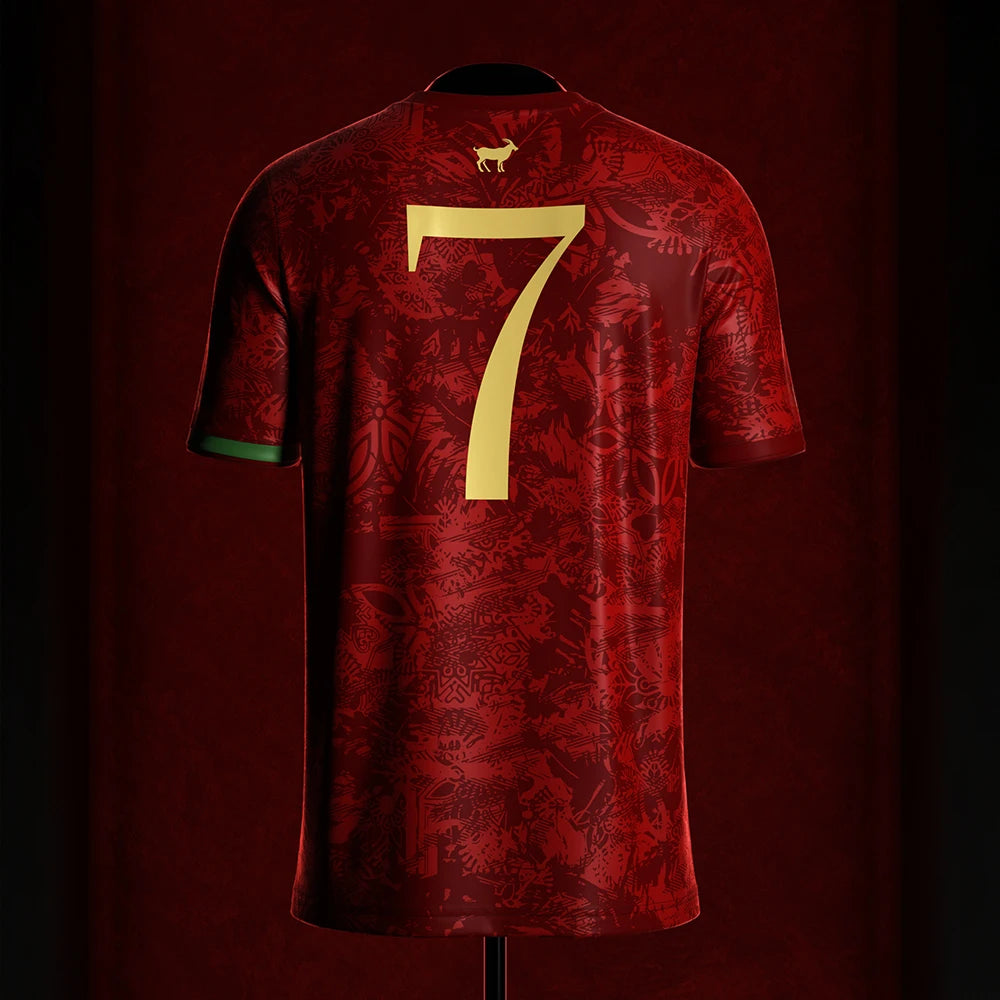 Ronaldo 7 Portugal Soccer Jersey | Siu Quick-Dry Training & General Use T-Shirt Unisex