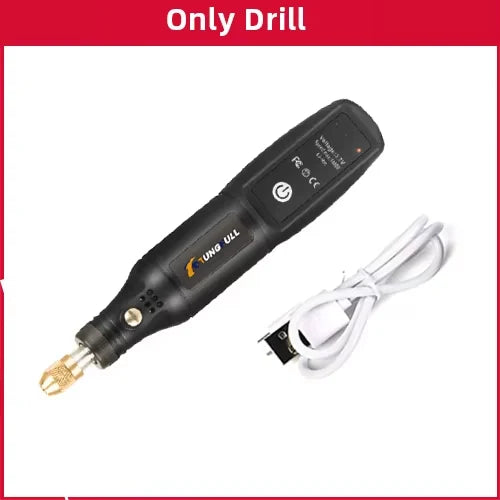USB Rechargeable Cordless Rotary Tool Kit 24PCS DIY Portable Engraving Pen