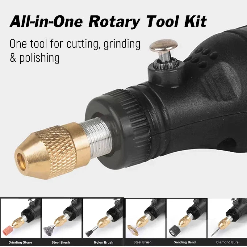 USB Rechargeable Cordless Rotary Tool Kit 24PCS DIY Portable Engraving Pen